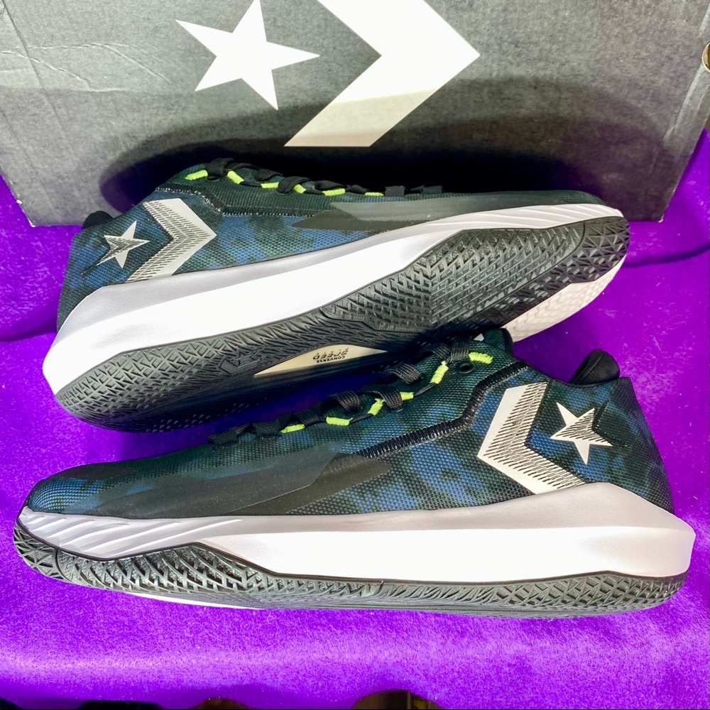 Converse All Star BB Jet Mid Men Basketball Shoes Black Volt 171698C Sz 12 New - Picture 8 of 12